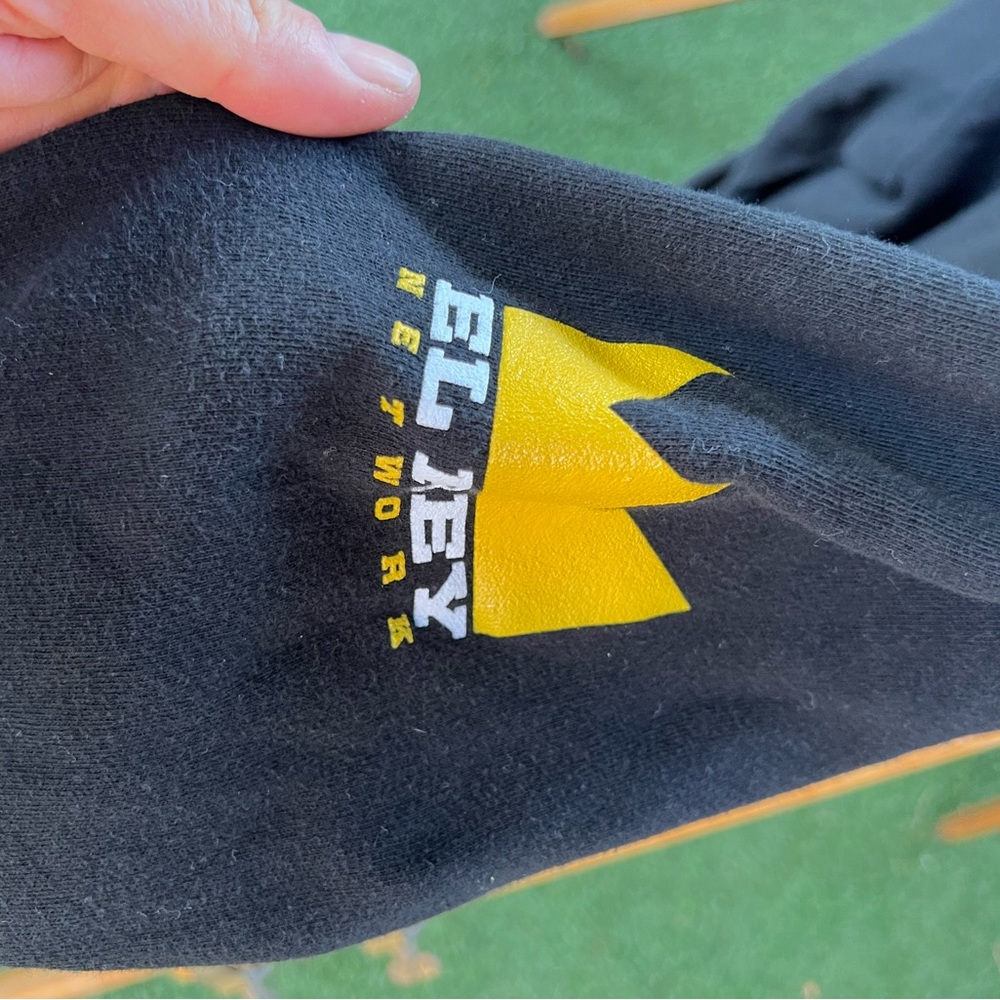 Vintage El Rey network hoodie. Availability to crew members and guests of shows